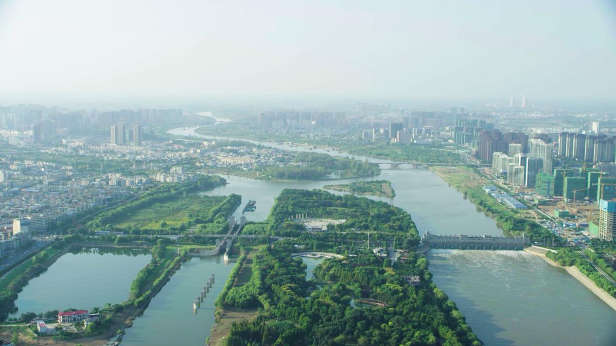 潁河阜陽閘。阜陽市水利局供圖
